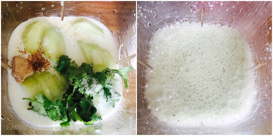 Cucumber Lassi Recipe for Babies, Toddlers and Kids - step 2