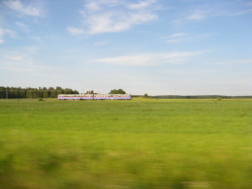 train sweden sala hogla västmanland motorvagnx12 sjx12 troughacarwindow riksväg70