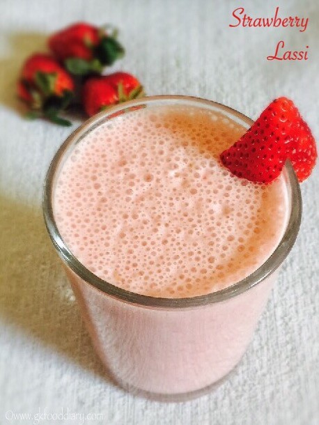 Strawberry smoothie recipe for babies toddlers and kids