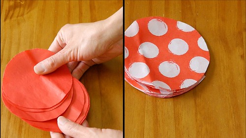 8 pieces of  circle paper