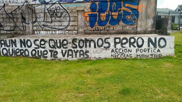 Graffiti in Puerto Montt, Chile