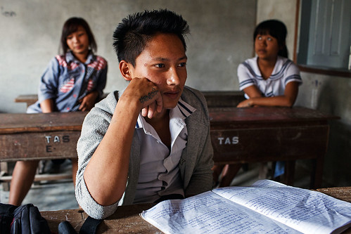school portrait student asia myanmar secondary kale kalay kalaymyo