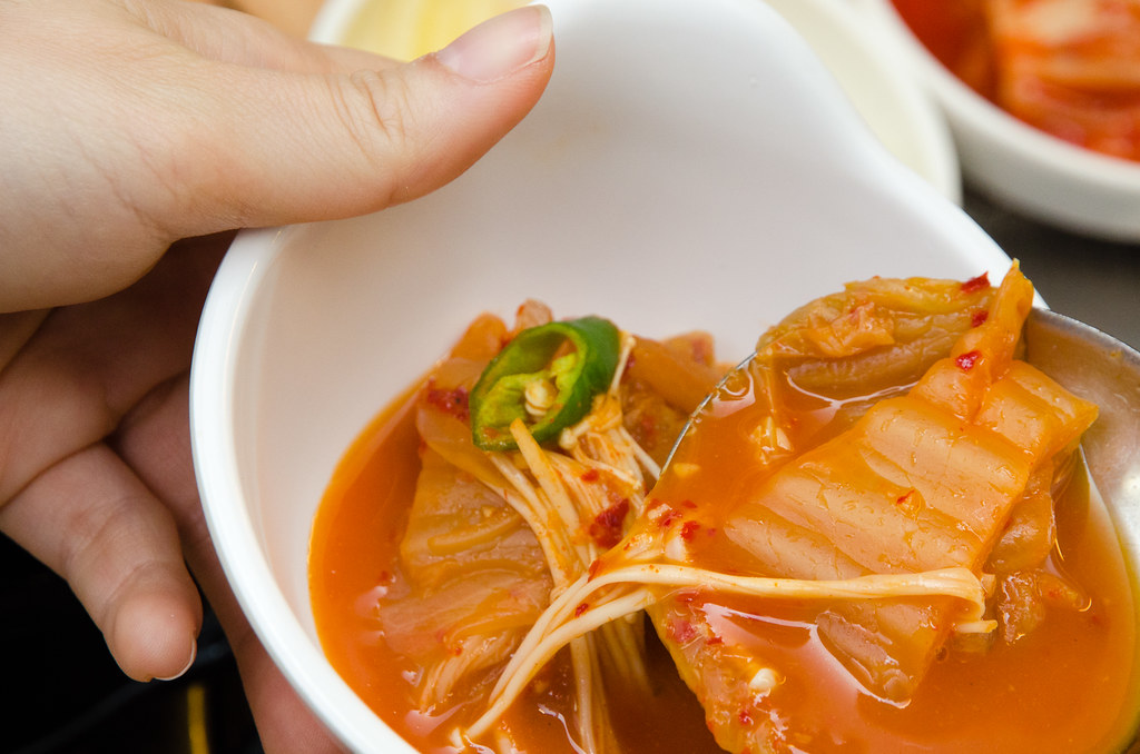 Bowl of Kimchi stew (Kimchi Jigae)