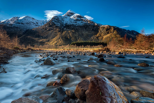 white snow mountains water river scotland waterfall stream doll unitedkingdom south glen snowcapped gb capped ask