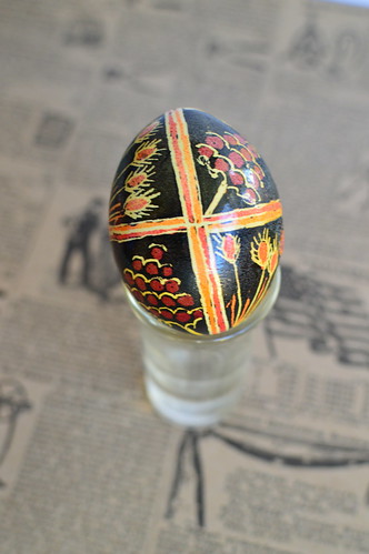 Handcrafted Pysanka (or Ukranian Egg Dyeing)