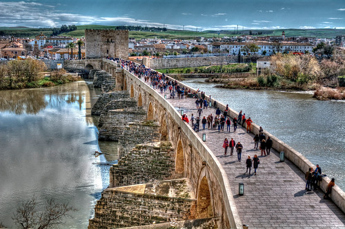 rio puente guadalquivir nikon gente andalucia nubes cordoba turismo d5200