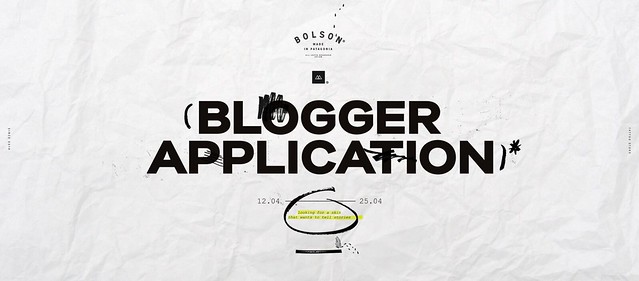 *Bolson Blogger Application Now Open
