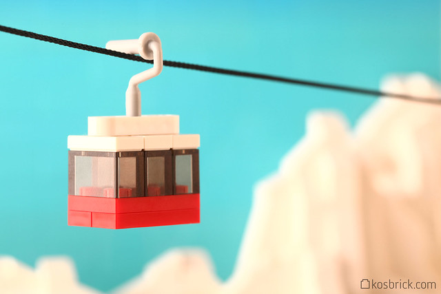 Ski Lift Gondola - Micro télécabine LEGO