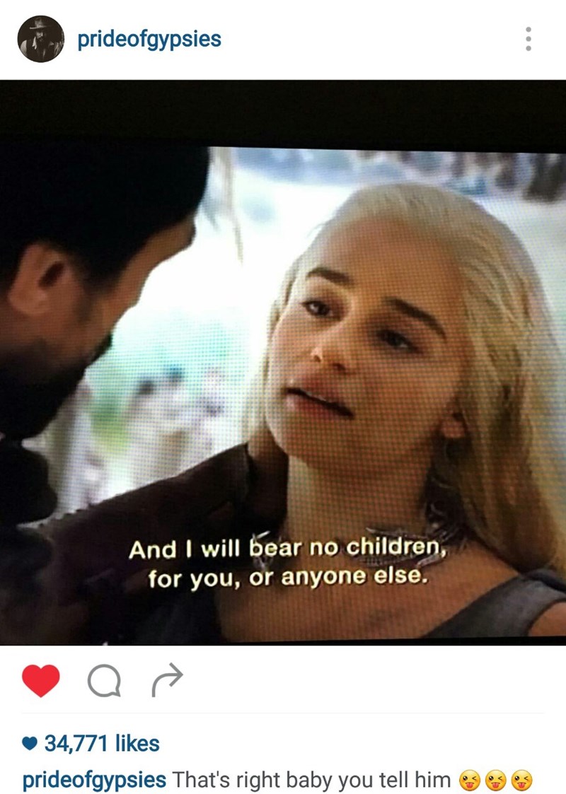 Jason Momoa Using Instagram to Fangirl Over Daenerys is the Best