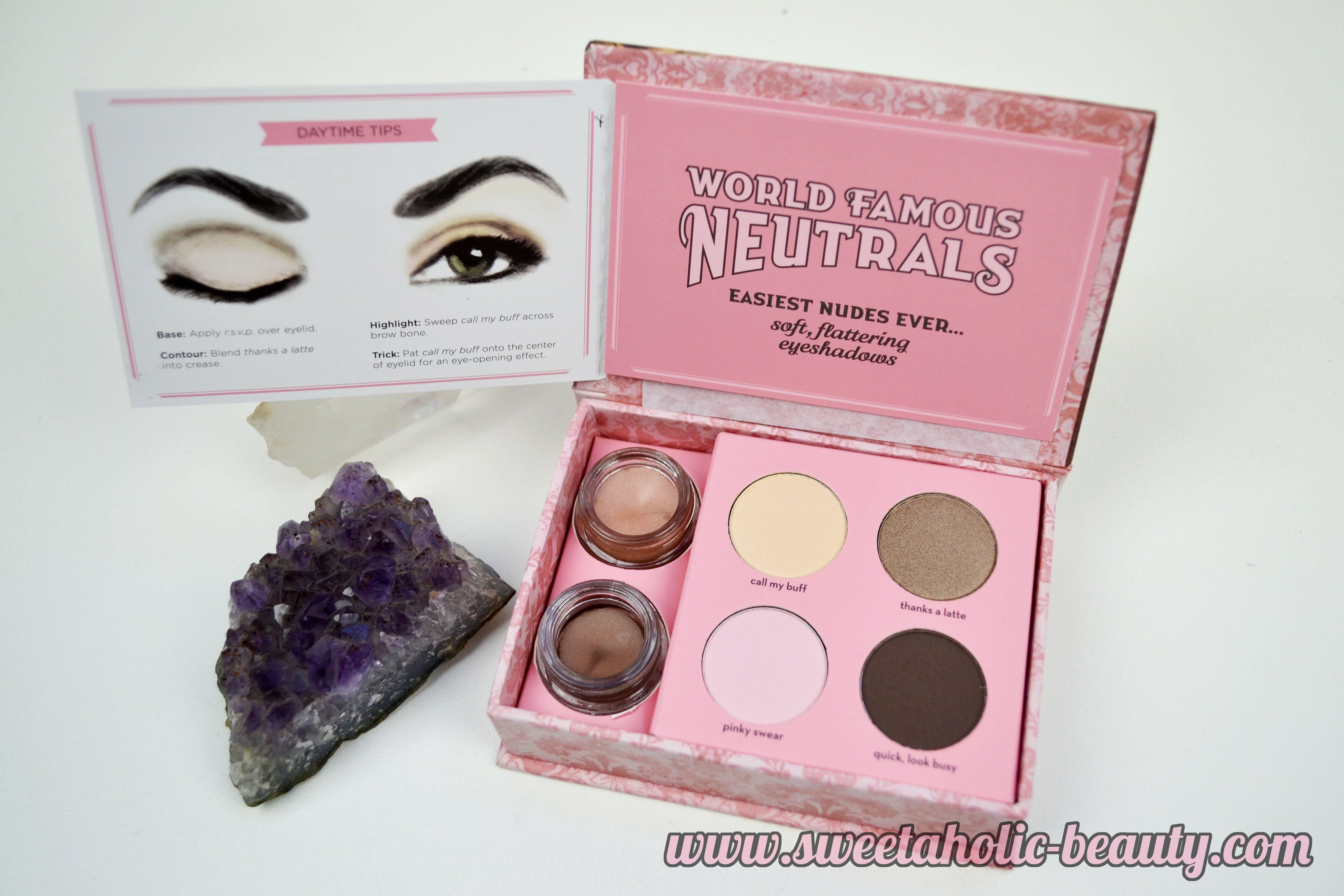 Benefit Cosmetics World Famous Neutrals Easiest Nudes Ever Eyeshadow Kit Review & Swatches - Sweetaholic Beauty