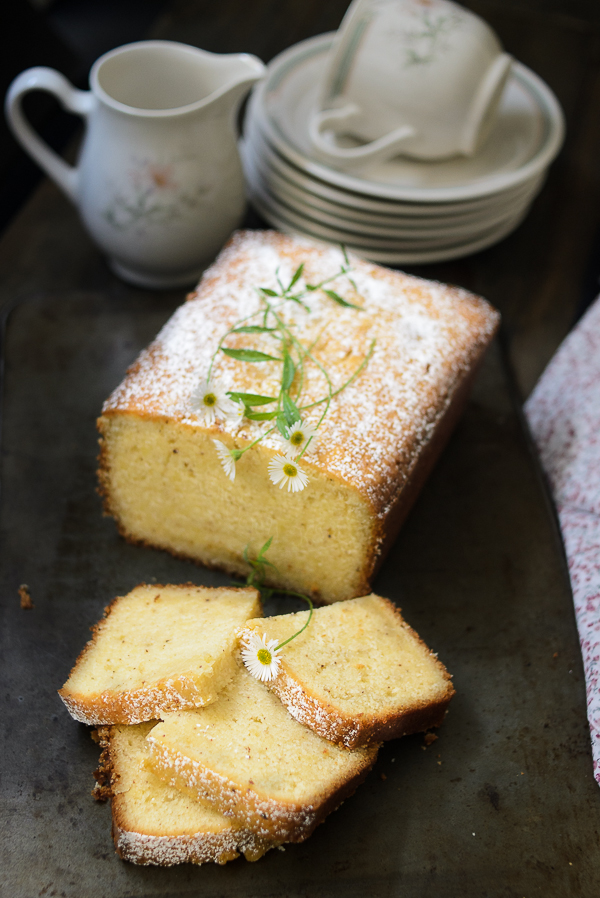 Brown butter pound cake