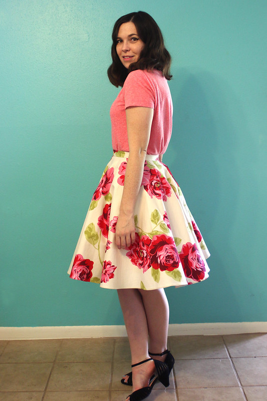 Skirt with large Crinoline Petticoat