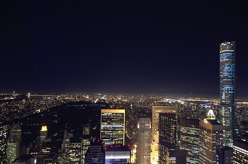 View from Top of the Rock at Night