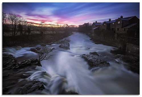 sunrise dawn waterfall yorkshire ngc linton grassington yorkshiredales riverwharfe lintonfalls 2016 d600 nikkor1635mmf4 nikonfxshowcase
