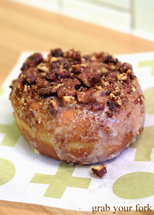 Maple walnut and brown butter raised donut at Shortstop Coffee and Donuts, Melbourne