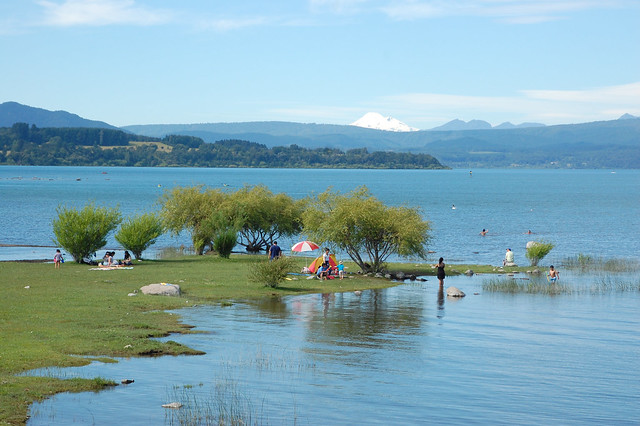 Views of Lago Villarica from Villarica, Chile