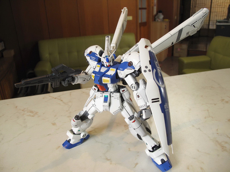 RE/100 Gundam GP04G Gerbera – 一天到晚作模型的MS翰