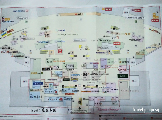 New Chitose Airport 3F Map- travel.joogo.sg