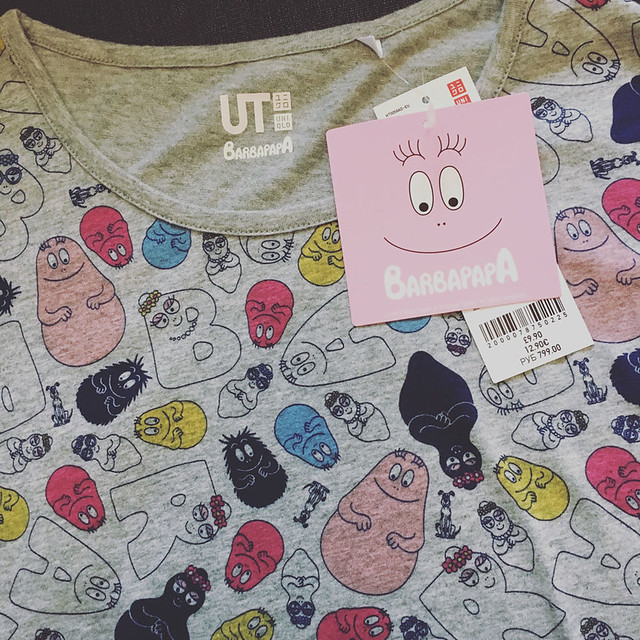 Also my Barbapapa t-shirt arrived from Uniqlo. So great.
