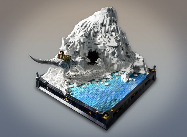 LEGO Indominus Rex vs. Ours polaire