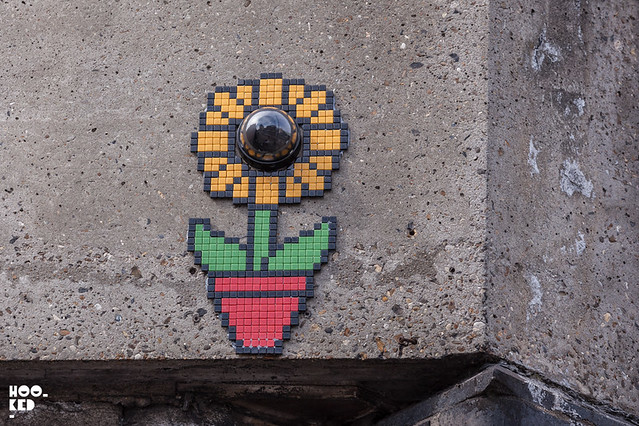 French Street Artist Invader installs new 8-Bit Mosaic in London