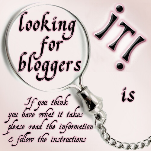 !IT! - looking for bloggers Image