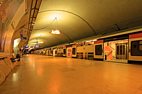RER line E: Paris Hausmann [29 meters below surface]