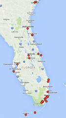 Florida Trip Map