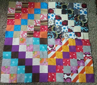 Four more trip around the world blocks done last night, bring my total to 19 so far.