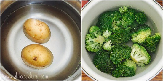 Broccoli cutlet recipe for toddlers and kids - step 1