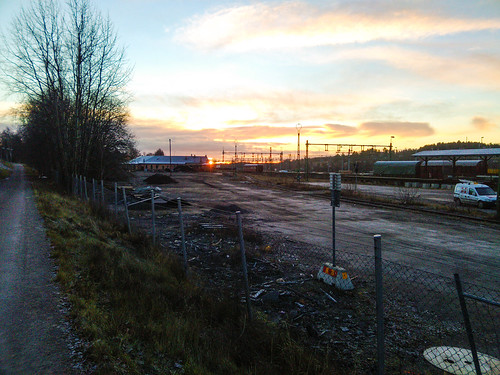 winter sunrise dawn vinter industrial falun elnino shabby are barmark industriområde