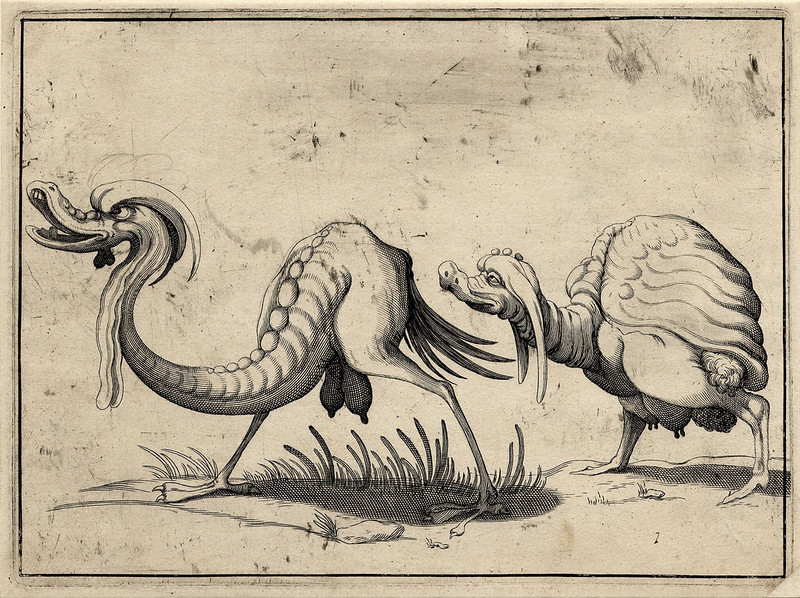 Arent van Bolten - Grotesque Creatures 18, 1604-1616