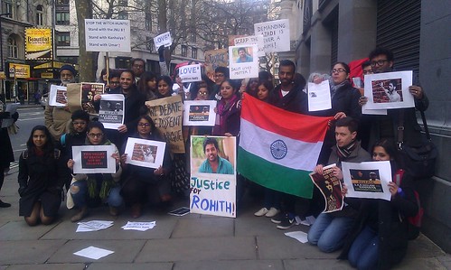 Fwd: Urgent report: JNU Demo in London
