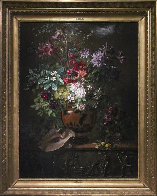 Still Life with Flowers in a Greek Vase - Allegory of Spring, Georgius Jacobus Johannes van Os, 1817