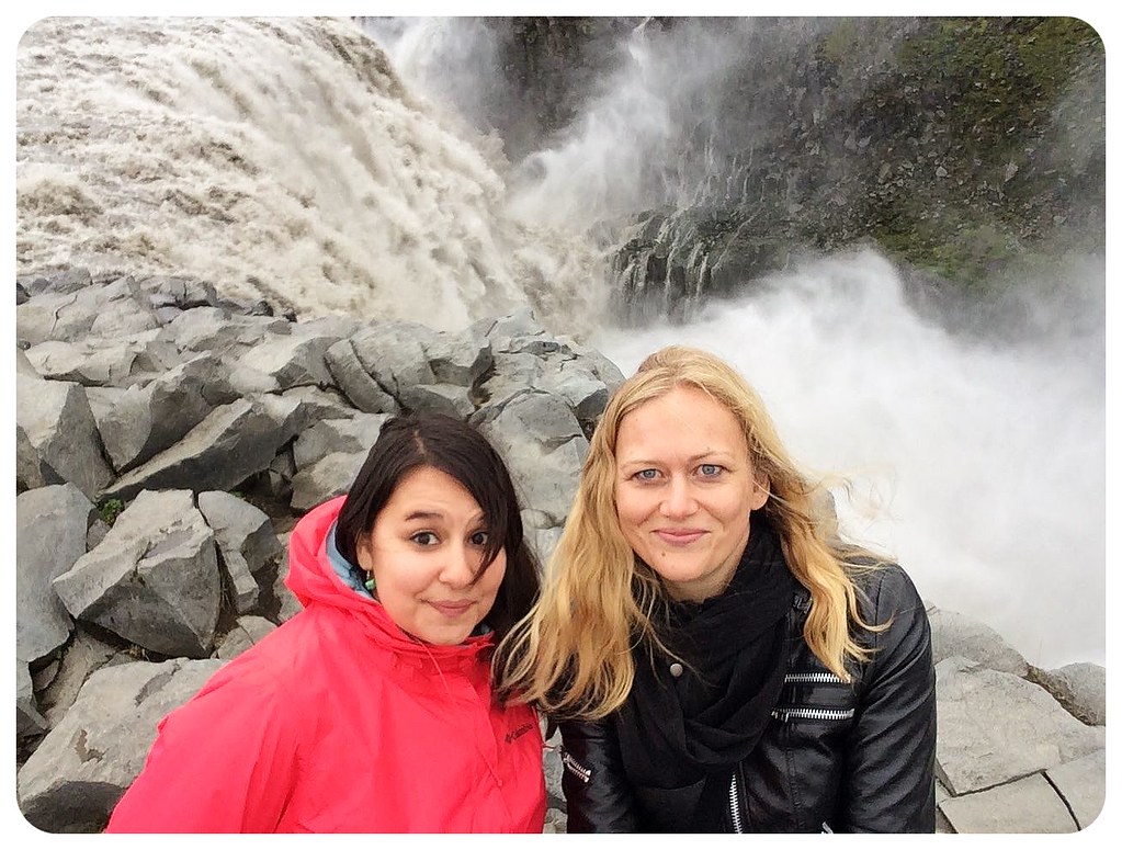 godafoss waterfall dani and rease