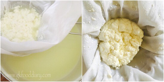 Homemade Cream Cheese recipe for Babies, Toddlers and Kids - step 2
