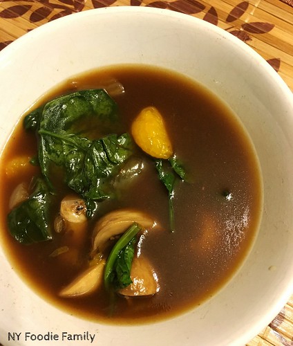 Orange and Beef Teriyaki Soup