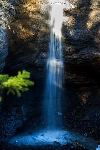 mountain water rock falls waterfalls