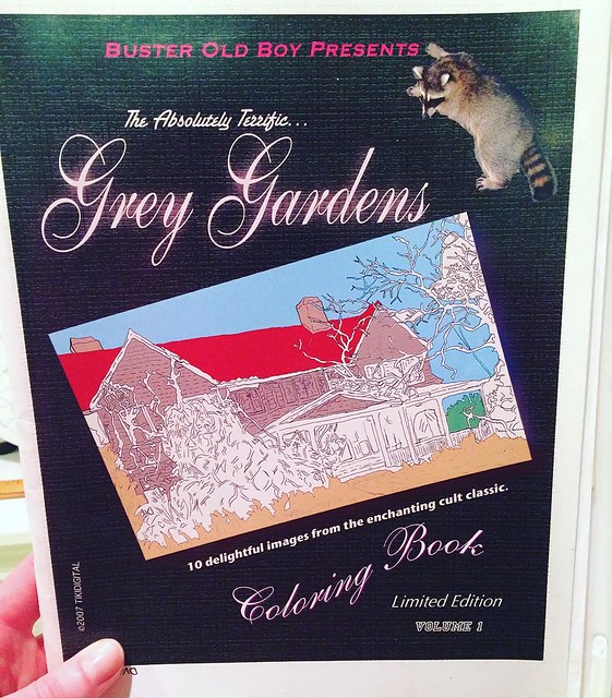 How staunch! I found my Grey Gardens coloring book!