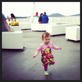 On the ferry to Salt Spring Island