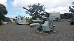 Anti-aircraft gun at Albany Fort
