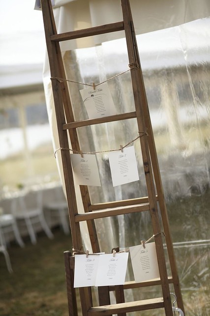 Seating chart for an outdoor rustic wedding | Photo by Blumenthal Photography | Read this real wedding on I take you - UK wedding blog