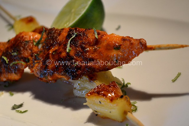Brochettes de Dinde au Curry Rouge et Ananas © Ana Luthi Tous droits réservés 0021
