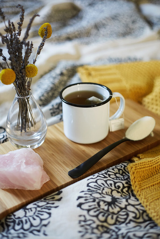 Get a More Restful Night's Sleep with Bedtime Yoga and a Boosted Sleepy Time Tea