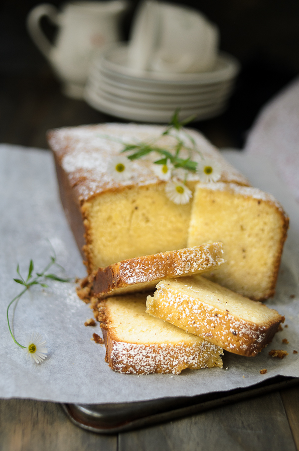 Brown butter pound cake