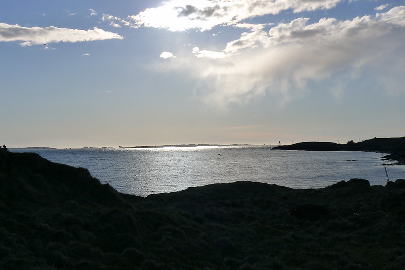 Looking out to Kvalen lighthouse
