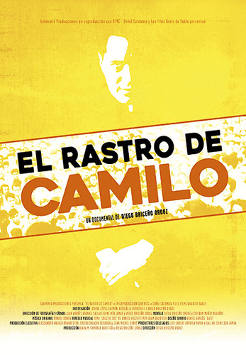 Afiche del documental El rastro de Camilo