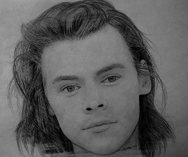 Breathe!!: my charcoal and pencil sketches of Harry Styles
