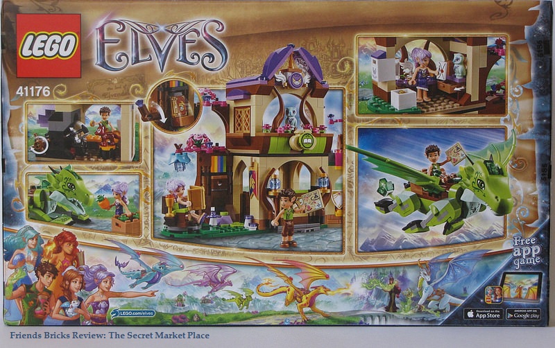Lego Elves Both STICKERS from The Secret Market Place set 41176 New 