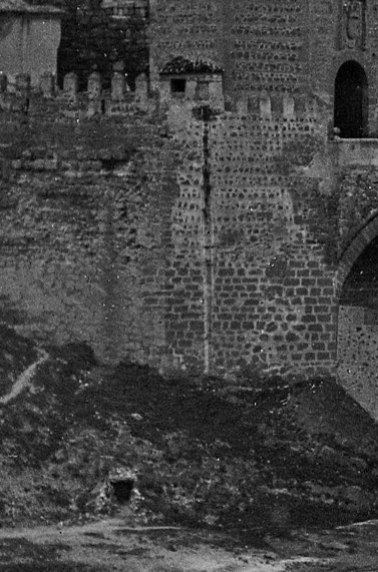 Puente de Alcántara hacia 1903. Fotografía de Serafín Mainou © Colección de Juan Modolell